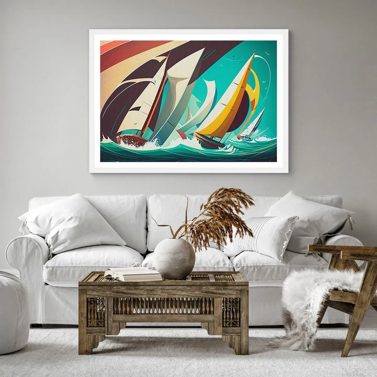 Poszter fekete keretben - Közelről és személyesen az elemekkel - 100x70 cm