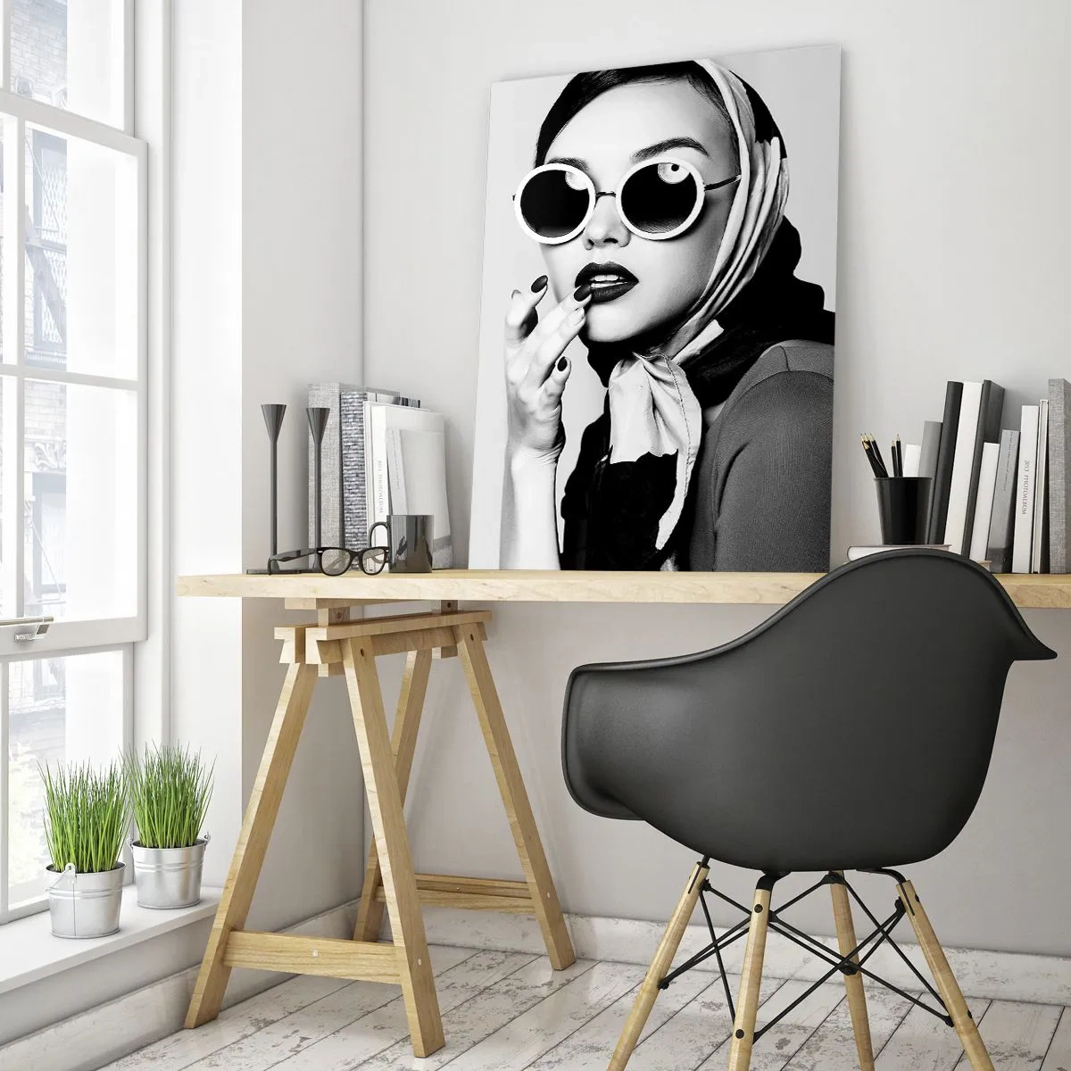 Üveg kép - Üdvözlet a 60-as évekből - 50x70 cm