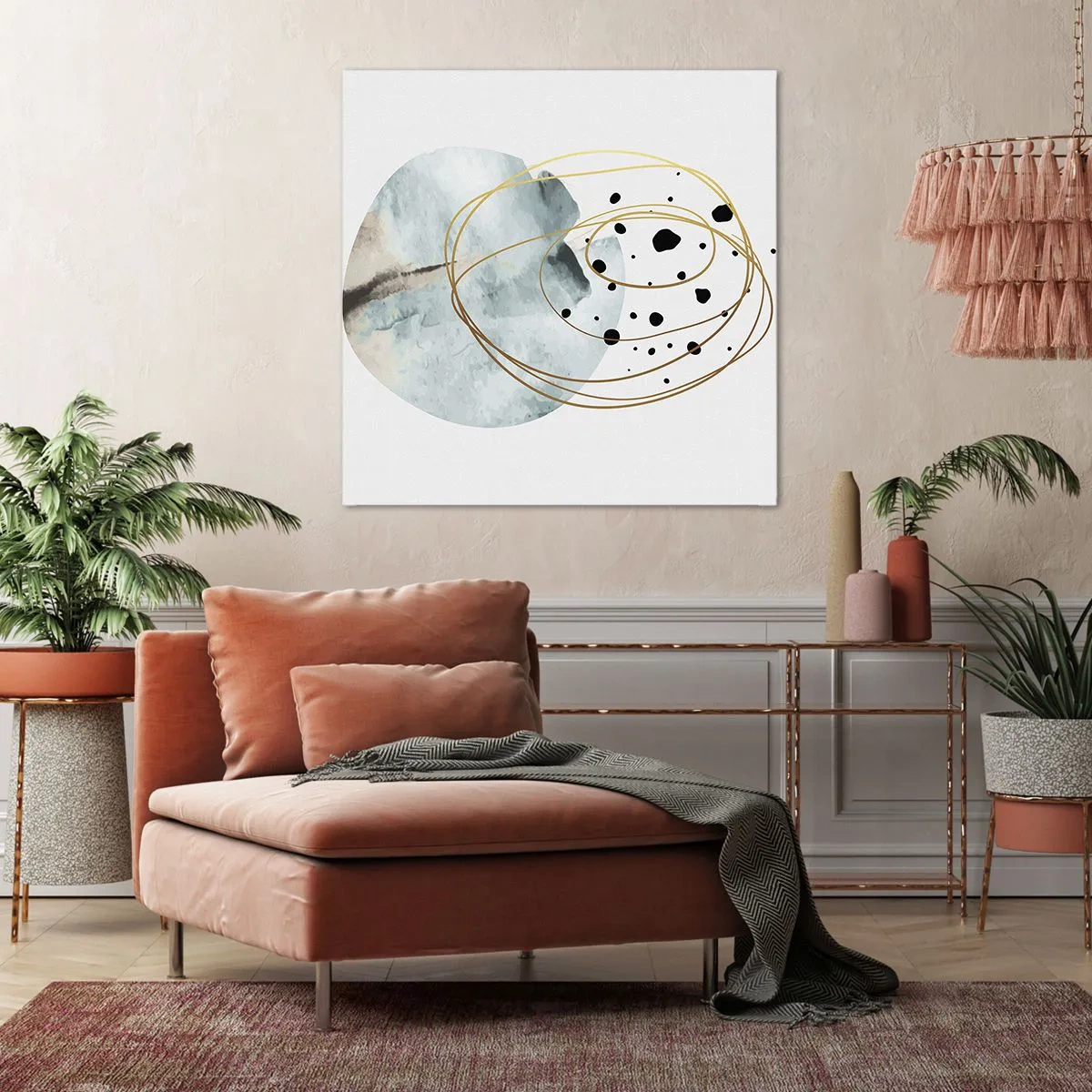 Vászonkép - Az ölelő térben - 70x70 cm