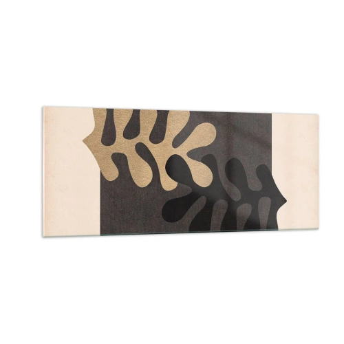 Üveg kép - Hiány és kiegészítés - 100x40 cm