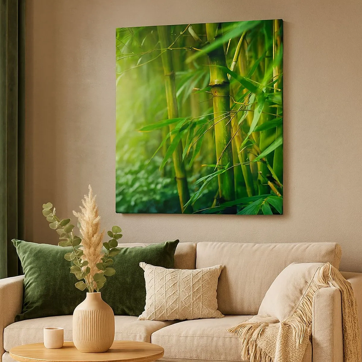 Vászonkép - Megismerni magát a zöldet - 30x30 cm