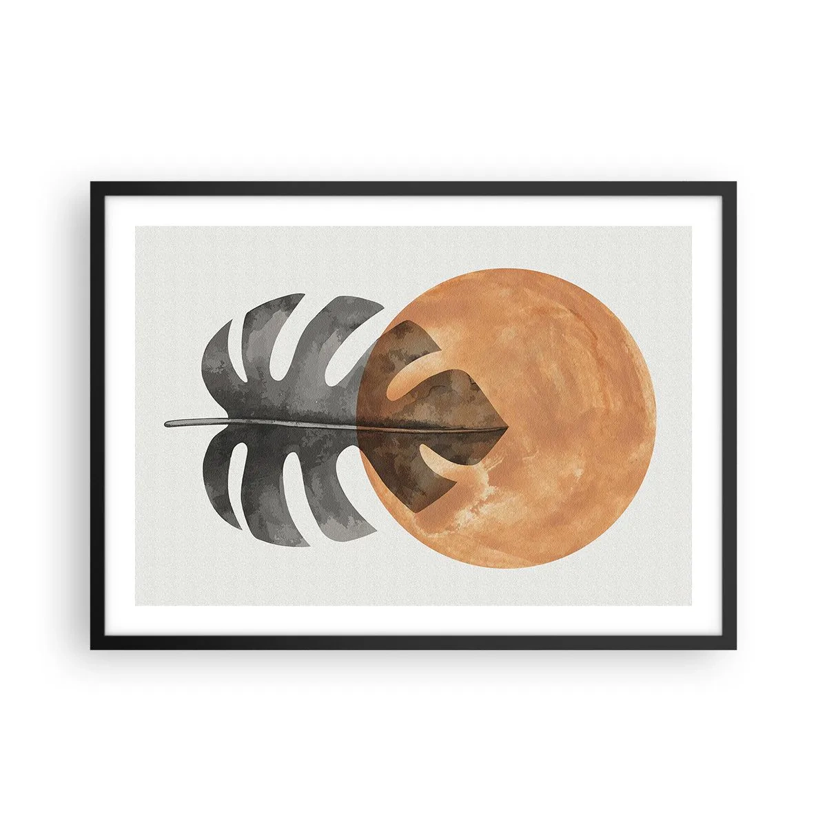 Poszter fehér keretben - Mindig a nap - 70x50 cm