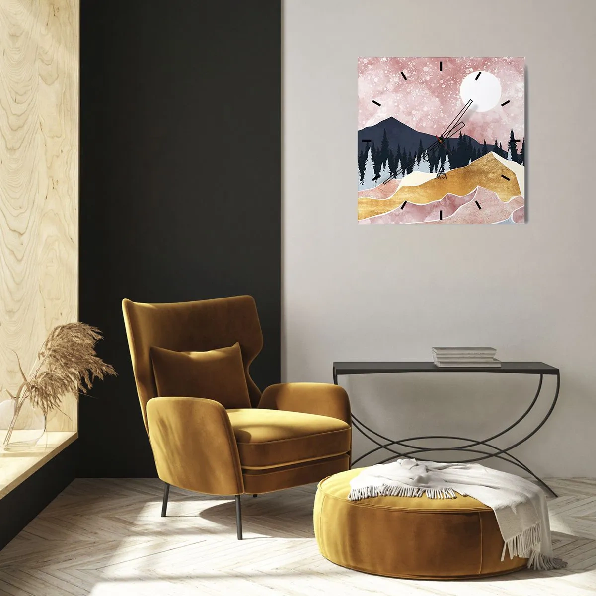 Falióra, Óra - Éjjeli őrség - 30x30 cm