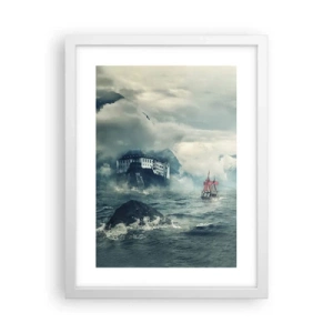 Poszter fekete keretben - Varázslatos vizeken - 30x40 cm