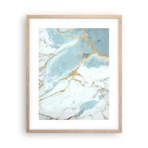 Poszter világos tölgy keretben - A kő gazdagsága - 40x50 cm