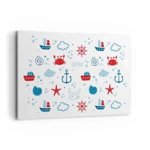 Vászonkép - Tengeri mese - 120x80 cm