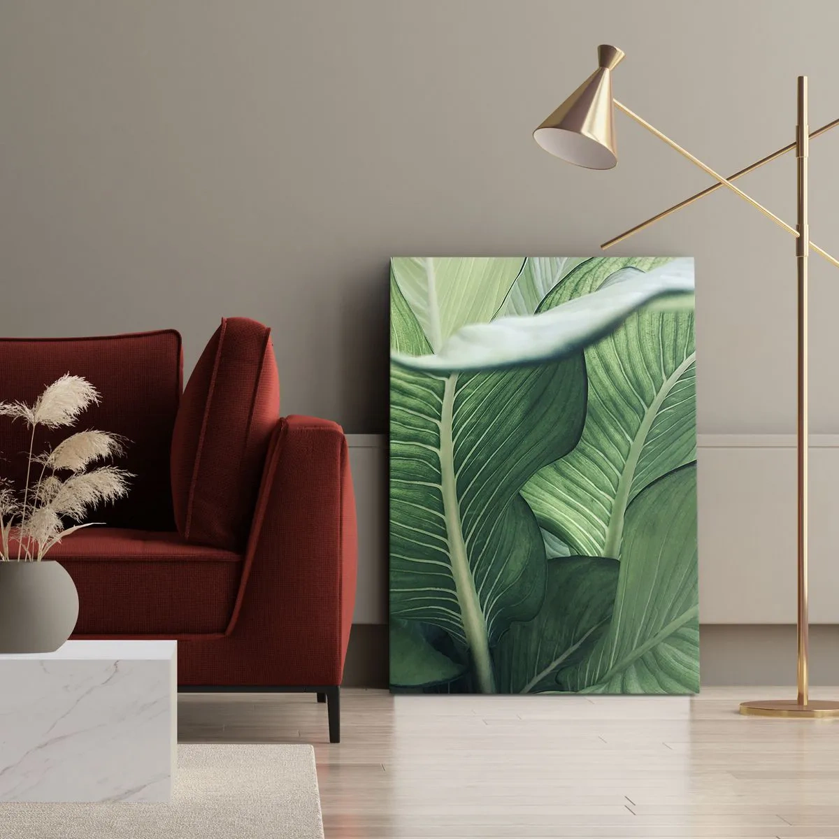 Vászonkép - Intenzíven zöld élet - 70x100 cm