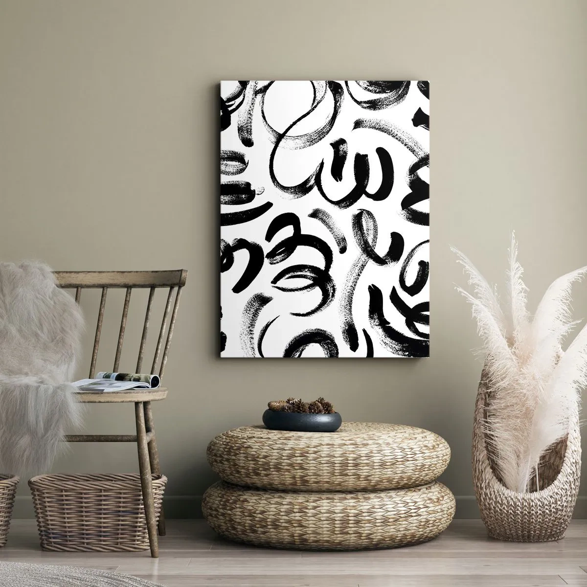 Vászonkép - Feketén-fehéren - 50x70 cm
