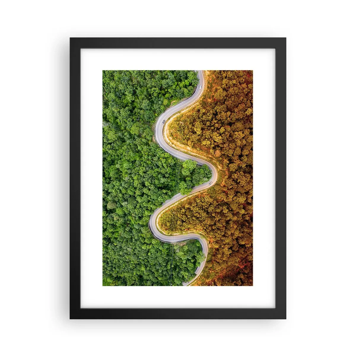Poszter fehér keretben - Határok és áttörések - 30x40 cm