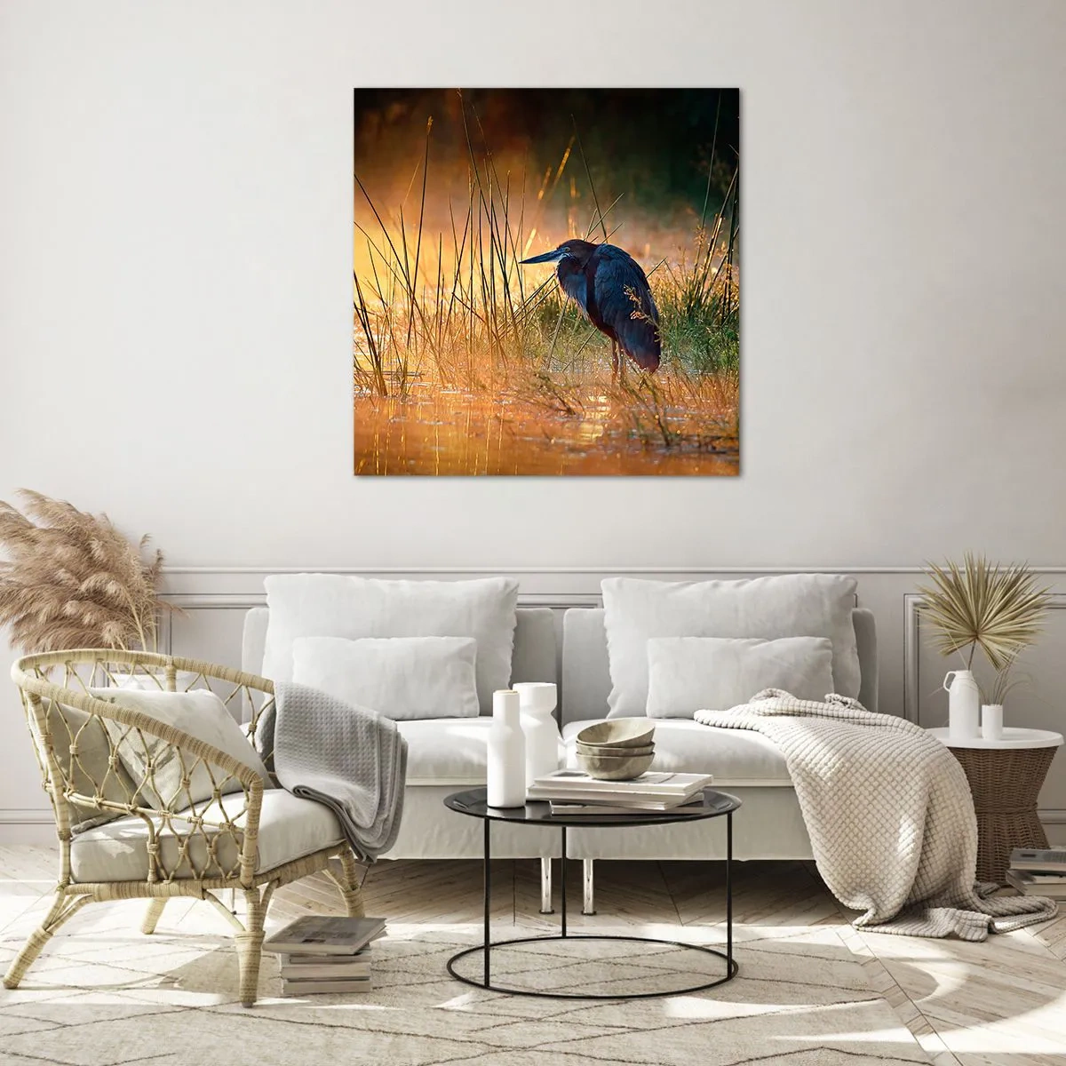 Üveg kép - Hagyjatok békén ezekkel a fotókkal - 60x60 cm