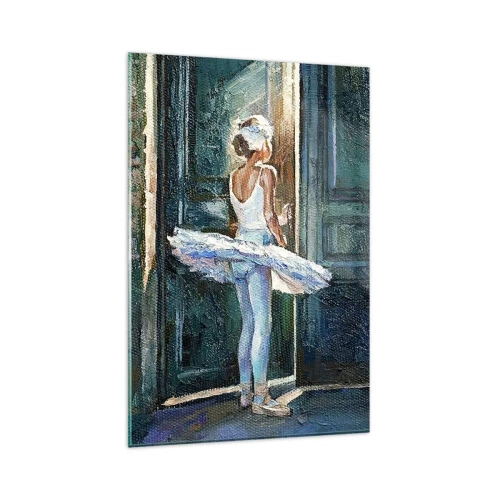 Üveg kép - Az előadás előtt - 80x120 cm