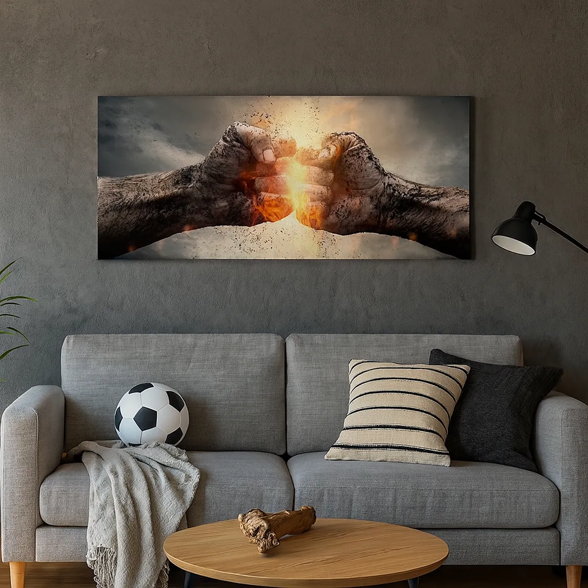 Vászonkép - Harcolj - 30x30 cm