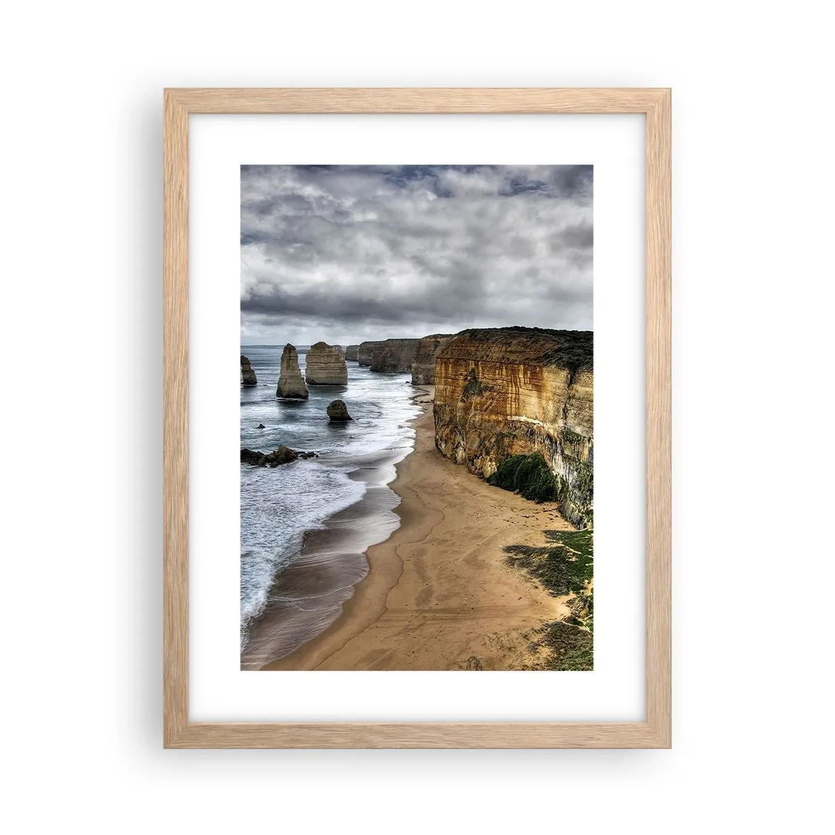 Poszter világos tölgy keretben - Nyers gyönyör - 30x40 cm