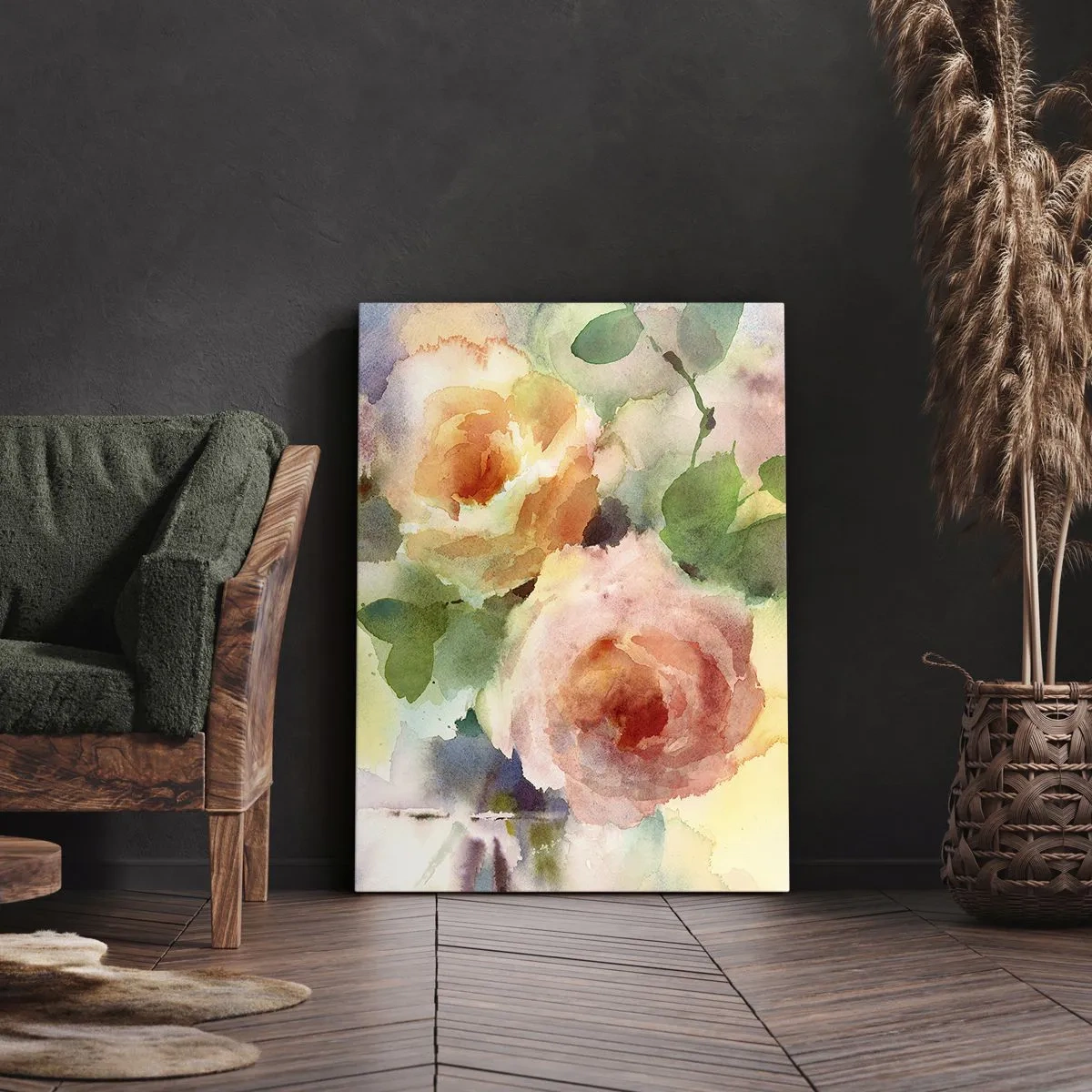 Vászonkép - Gyengéd, mint az akvarell - 50x70 cm