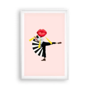 Poszter fekete keretben - Szürreális pop art - 61x91 cm