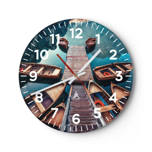 Falióra, Óra - A kikötőben várok - 40x40 cm