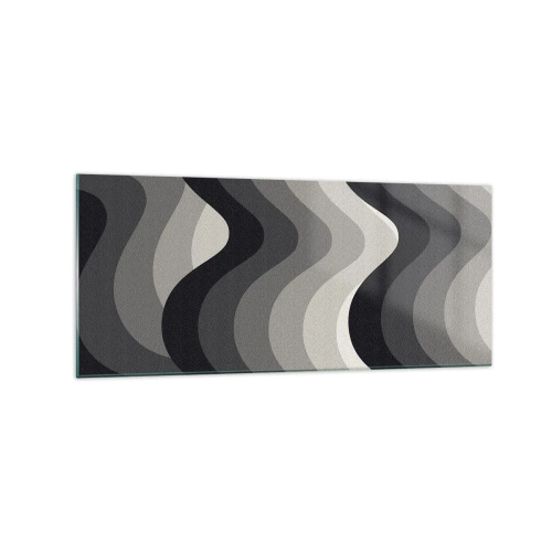 Üveg kép - Hullám a hullám után - 120x50 cm