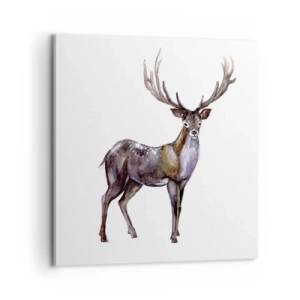 Vászonkép - Az északi erdő királya - 60x60 cm