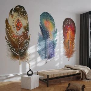 Fotótapéta Standard Eco - Rítusok, szertartások, titkok - Madártoll, Madár, Absztrakció - 250x175 cm