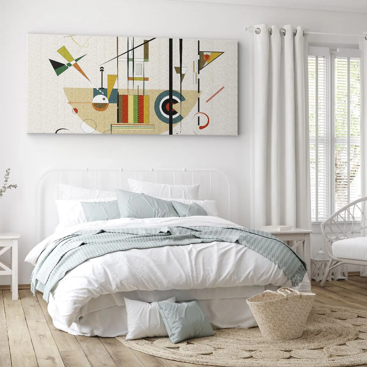 Vászonkép - És nevet a világ - 160x50 cm