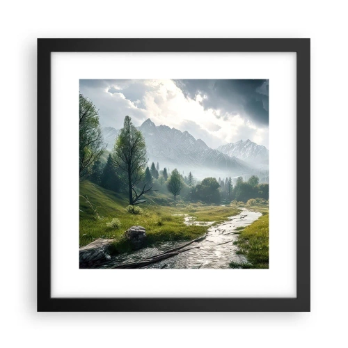 Poszter fehér keretben - Oda és vissza - 30x30 cm