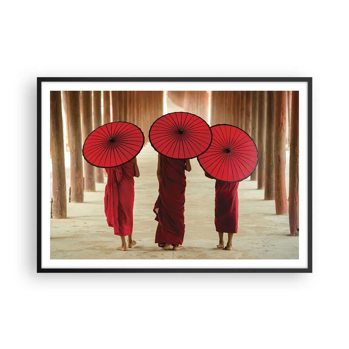 Poszter fehér keretben - Útban a Tiszta Föld felé - 100x70 cm