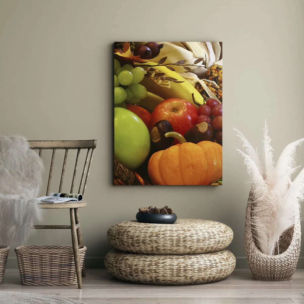 Vászonkép - Bőség kosara - 50x70 cm