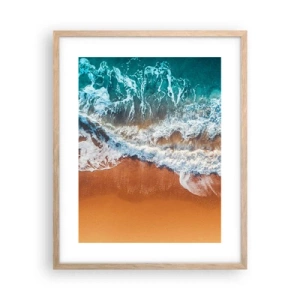 Poszter világos tölgy keretben - Mindig párban - 40x50 cm