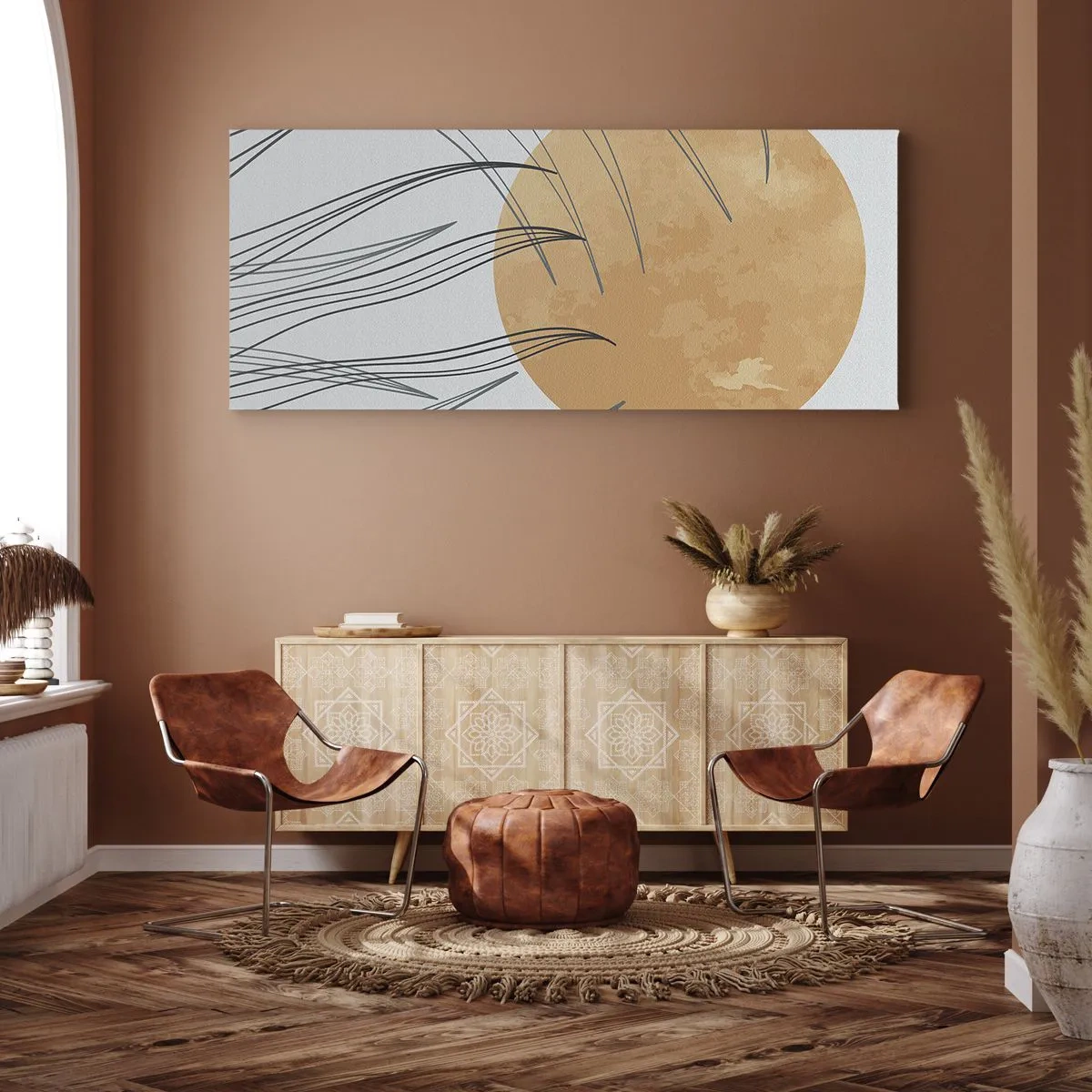 Vászonkép - Mindig a nap felé - 100x40 cm