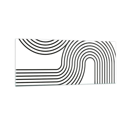 Üveg kép - Egy ívben - 100x40 cm