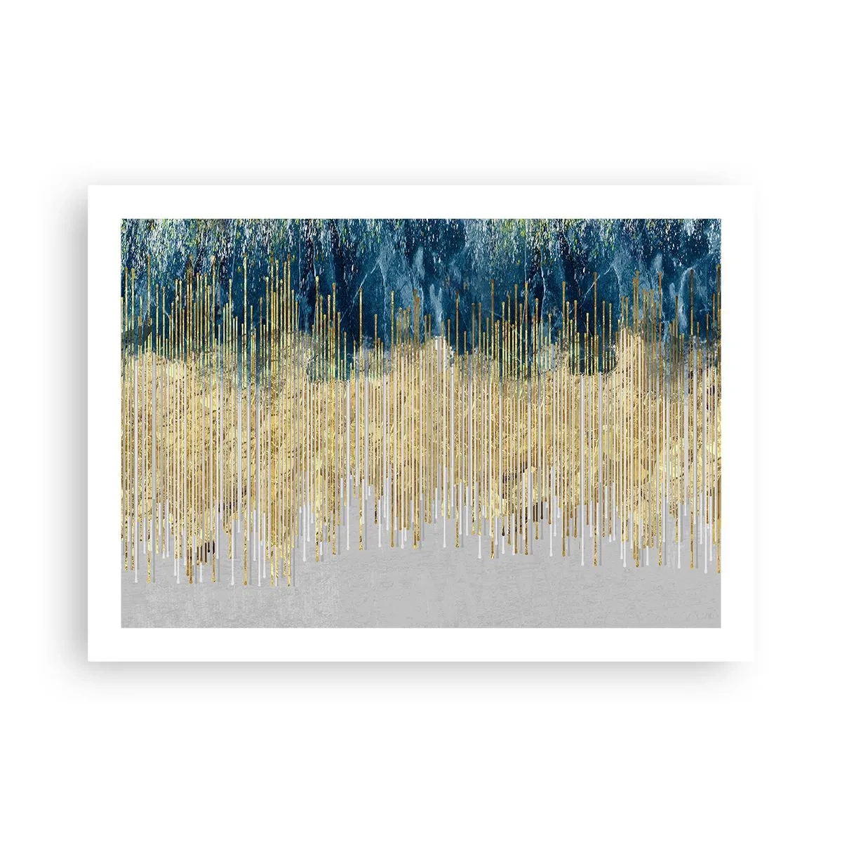 Poszter - Aranyozott határ - 70x50 cm