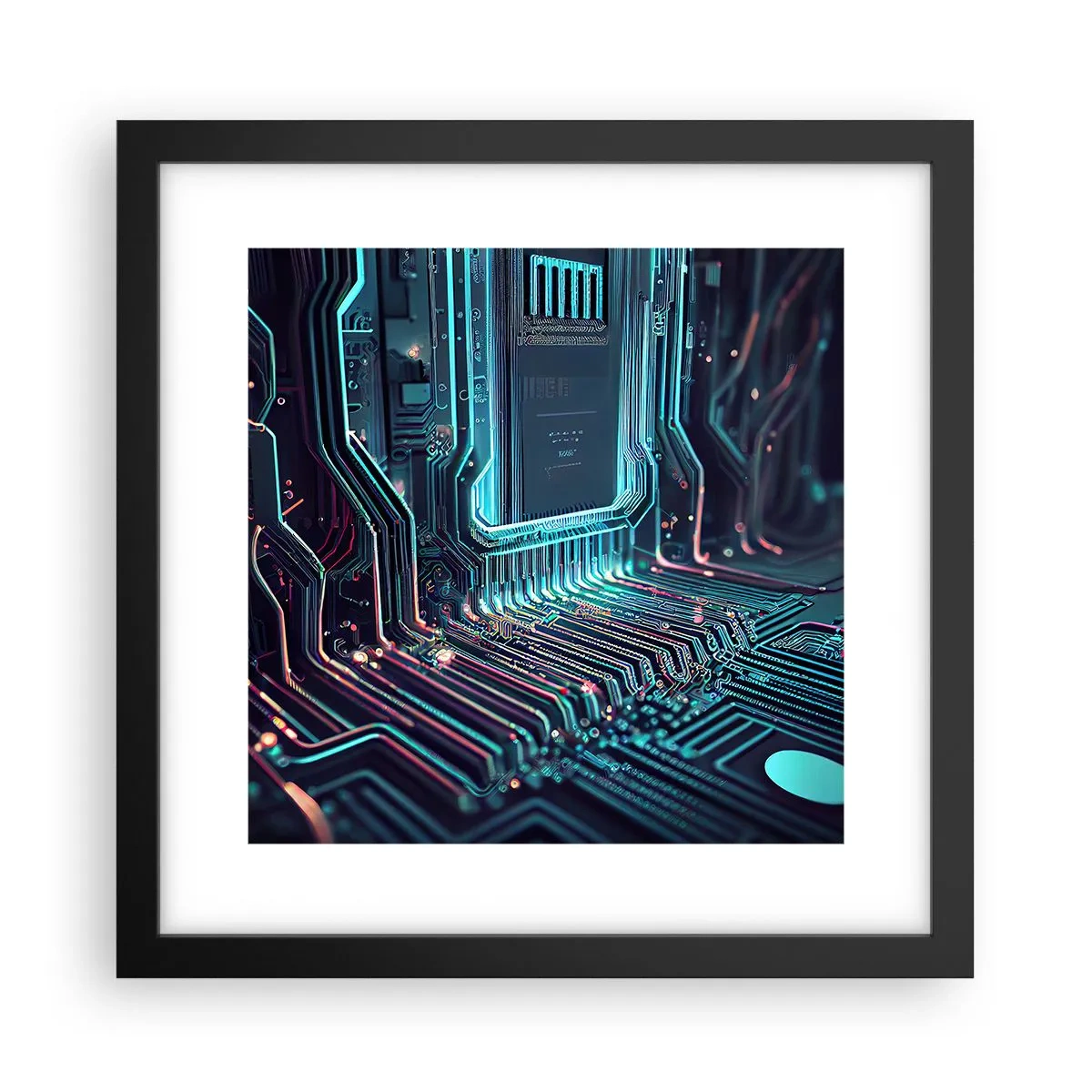 Poszter fehér keretben - Úgy gondolom... - 30x30 cm