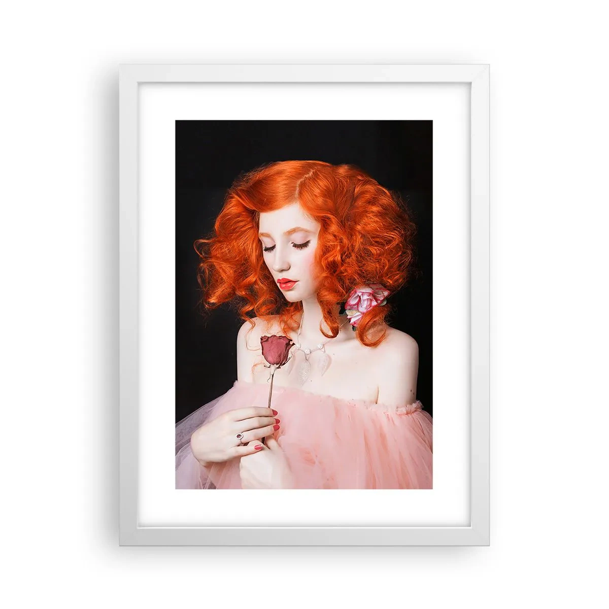 Poszter fekete keretben - Barokk stílusban - 30x40 cm