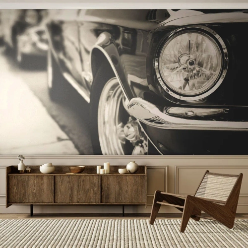 Fotótapéta Premium Sand - Tartós ragyogás - Autó, Autó, Klasszikus - 450x315 cm