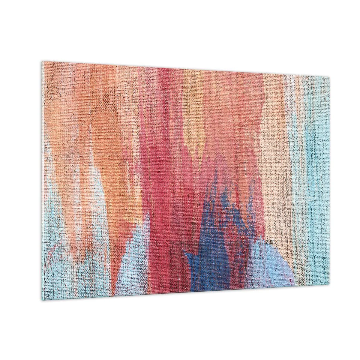 Üveg kép - Szivárványon kiúszva - 100x70 cm