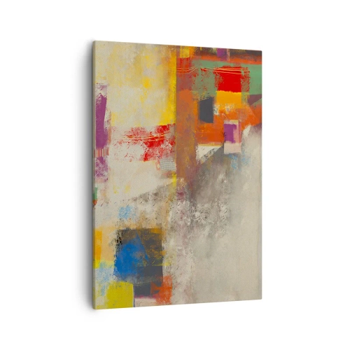 Vászonkép - Színgeometria - 50x70 cm