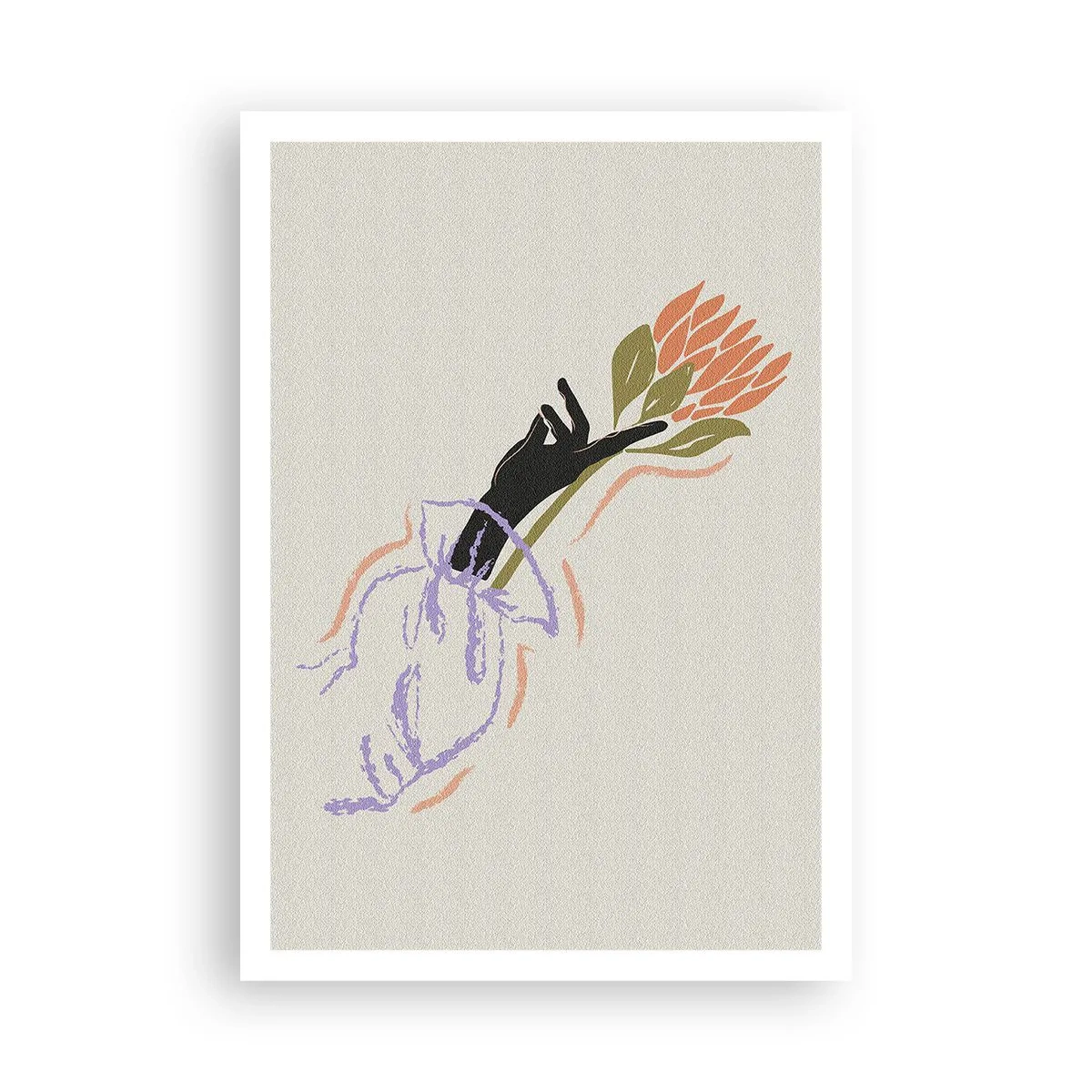 Poszter - Egy testvéri érintés - 70x100 cm