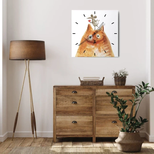 Falióra, Óra - A szerelem paradoxonjai - 40x40 cm