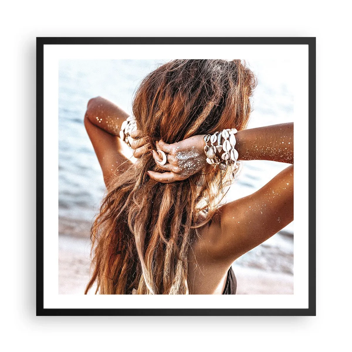 Poszter fehér keretben - A víz és a nap testvére - 60x60 cm