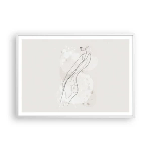 Poszter fekete keretben - Eltévedni nézésben - 100x70 cm