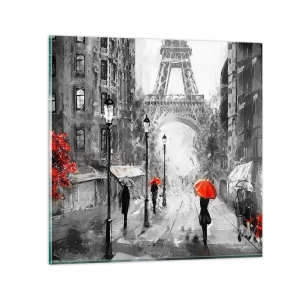 Üveg kép - Minden út hozzá vezet - 30x30 cm