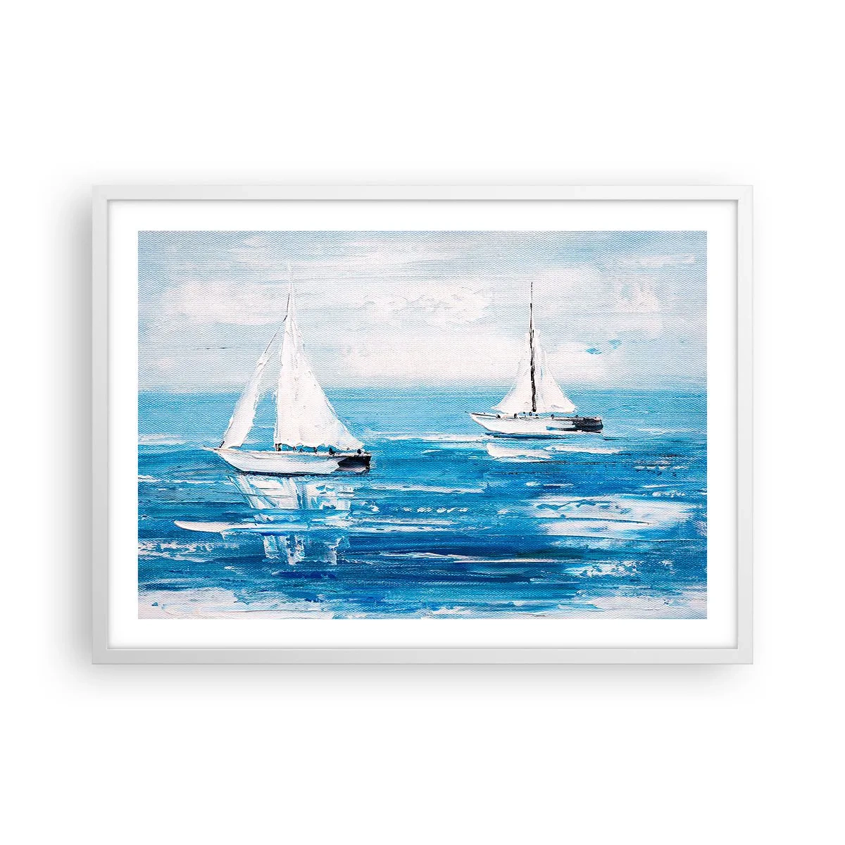 Poszter fekete keretben - Egy barátoddal az oldaladon - 70x50 cm