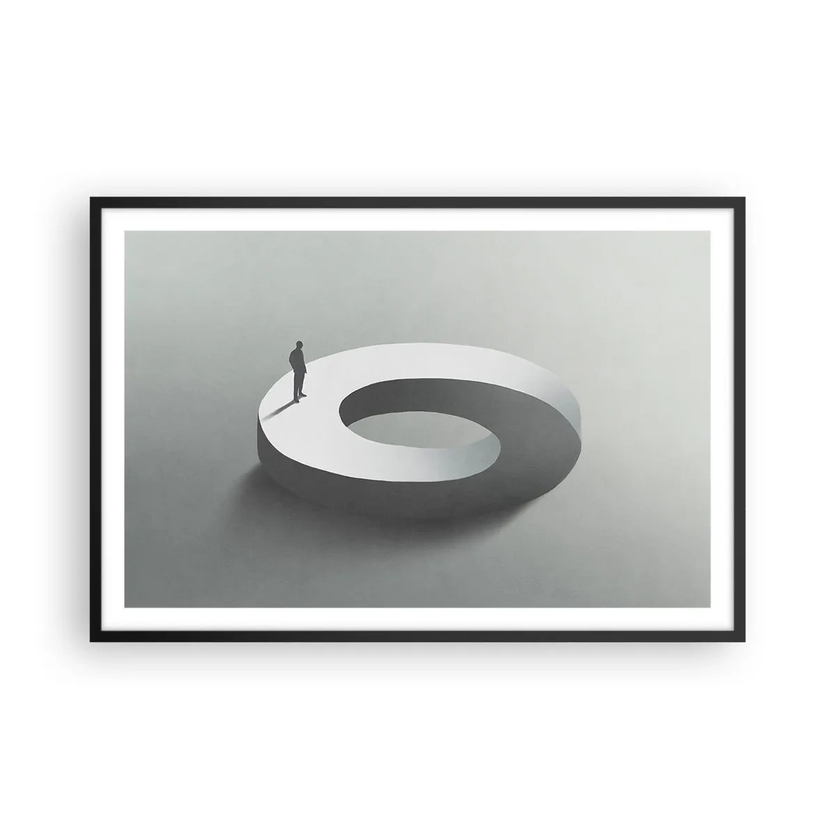 Poszter fehér keretben - És bölcsnek lenni - 91x61 cm