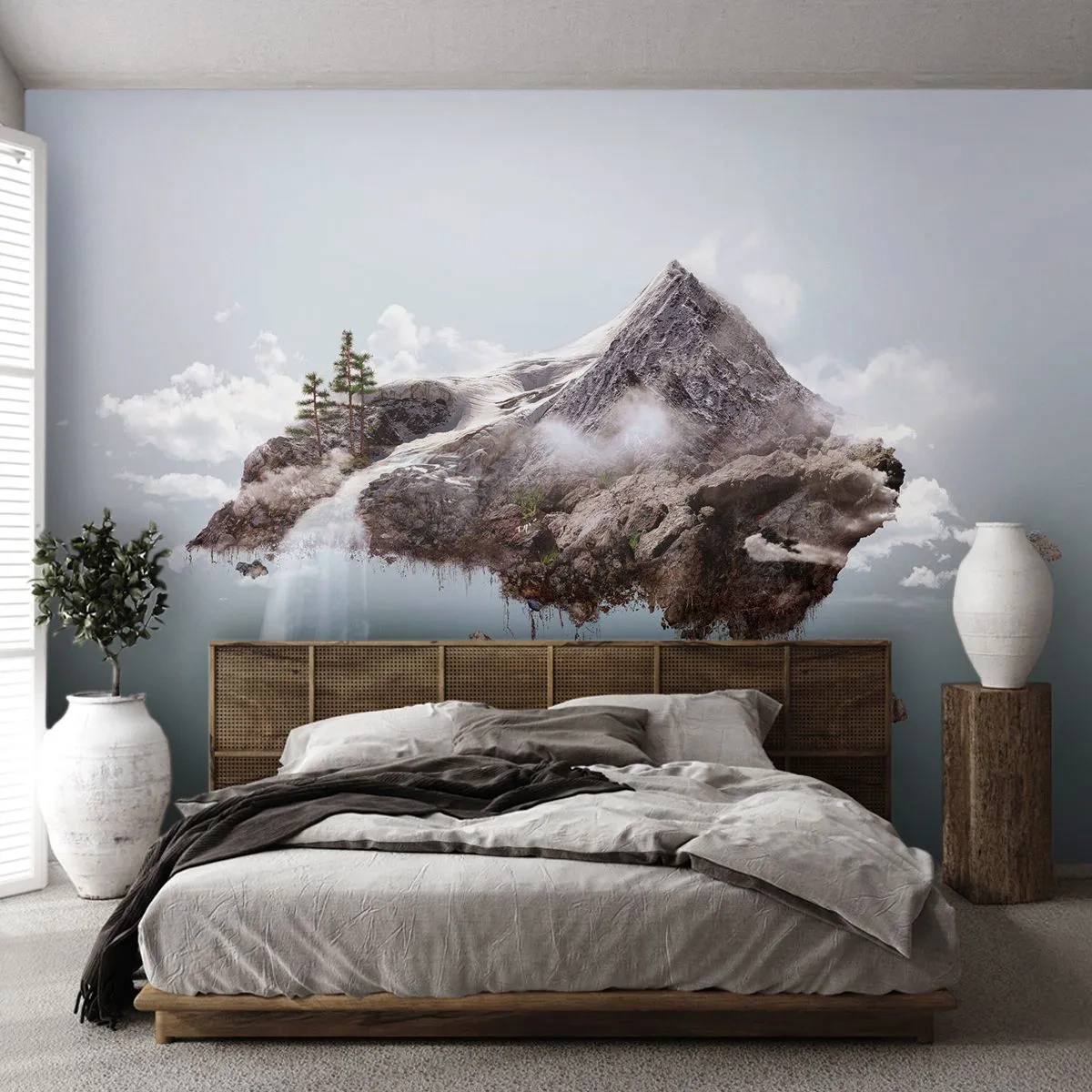 Fotótapéta Premium Sand - Egy szürrealista szemével - Absztrakció, Fantázia, sziget - 250x175 cm