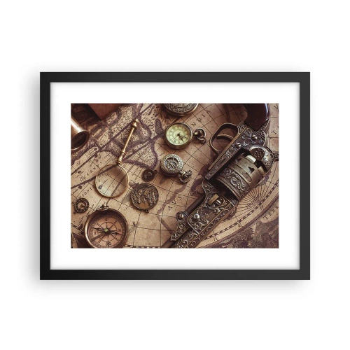 Poszter fehér keretben - Hív a kaland - 40x30 cm