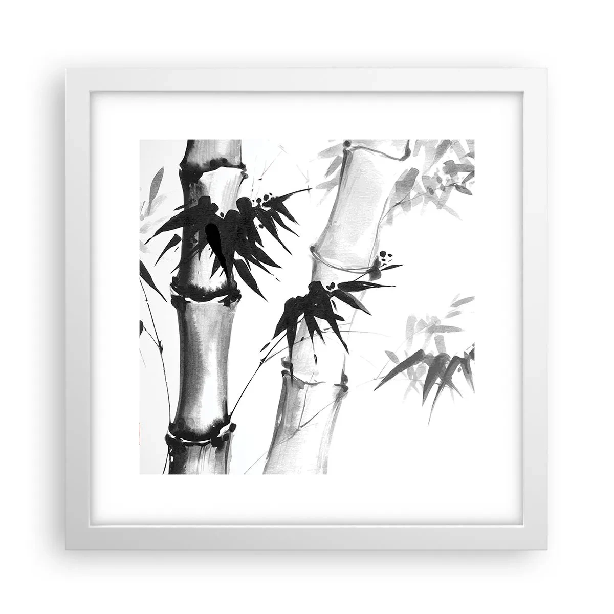 Poszter fekete keretben - Közelkép a keletről - 30x30 cm