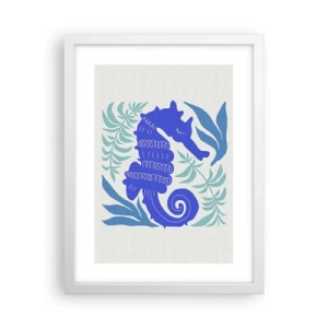 Poszter fekete keretben - Egy víz alatti réten - 30x40 cm