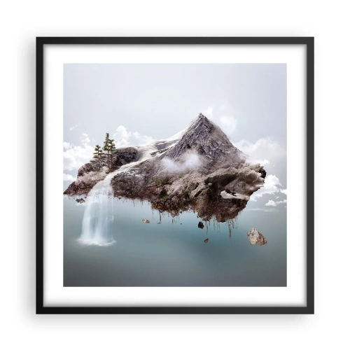 Poszter fehér keretben - Egy szürrealista szemével - 50x50 cm