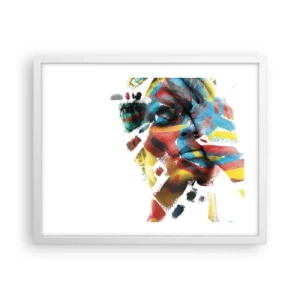 Poszter fekete keretben - Színes személyiség - 50x40 cm