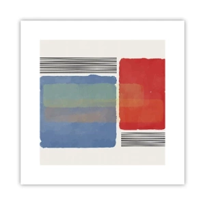 Poszter - A geometria szelleme és betűje - 30x30 cm